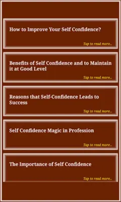 Self Confidence Skills android App screenshot 9