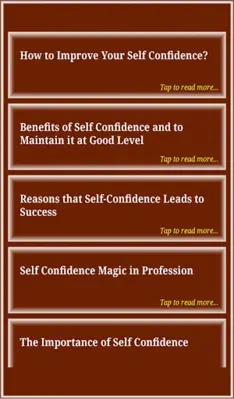 Self Confidence Skills android App screenshot 5